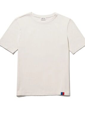 KULE Ivory The Modern Short-Sleeve Crew Tee